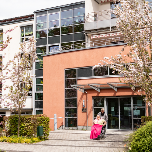 Eingang vom Wohnverbund Warstein